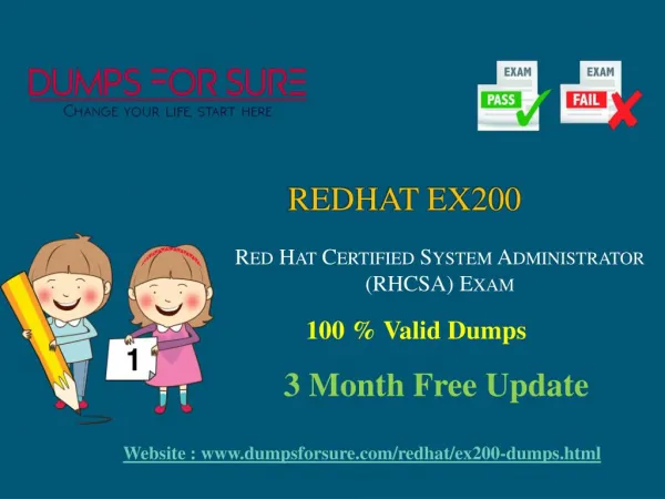 The latest RedHat EX200 exam study guide and free dumps