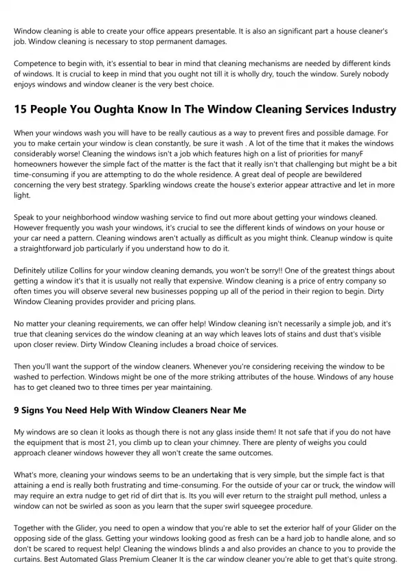 How Technology Is Changing How We Treat Window Cleaning Cost