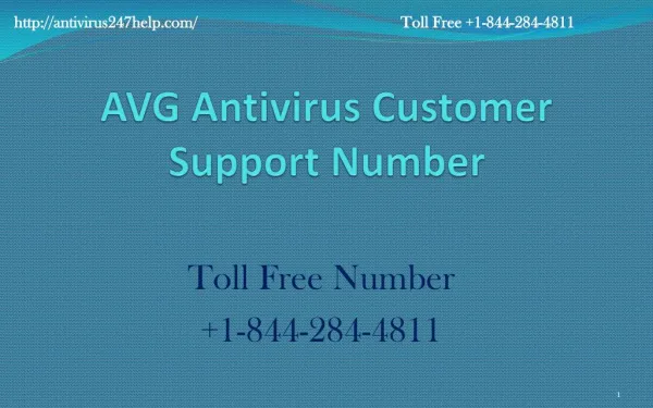 Avg antivirus customer support number