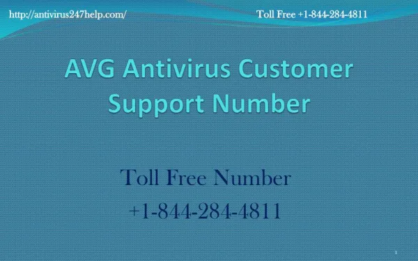 avg antivirus customer support number