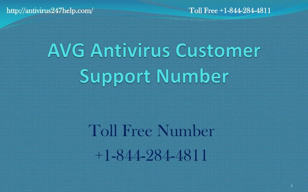 avg antivirus customer support number
