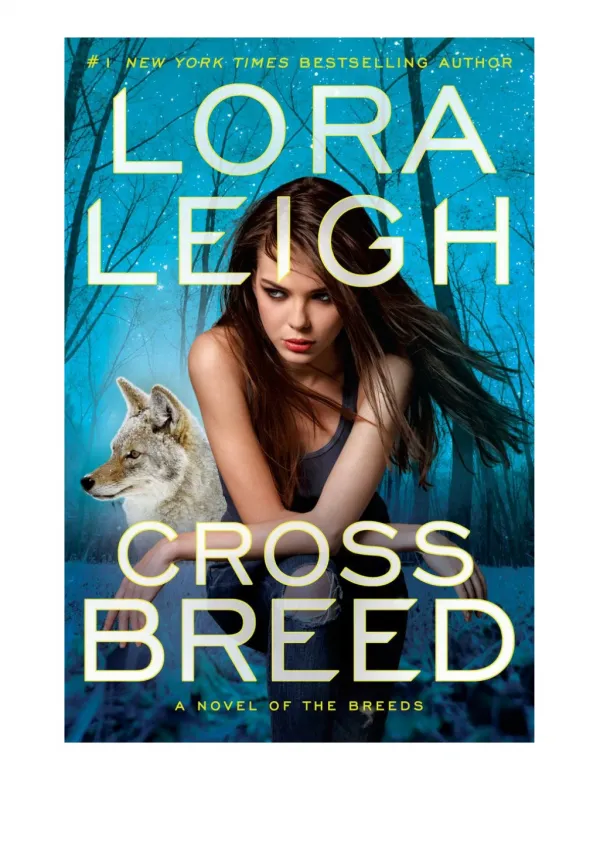 ?[PDF] Free Download Cross Breed By Lora Leigh