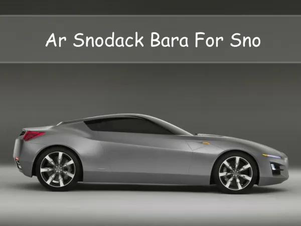 ar snodack bara for sno