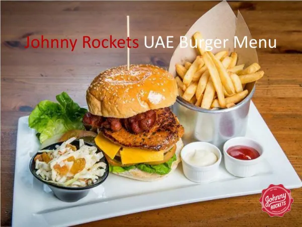 Johnny Rockets UAE Burger Menu