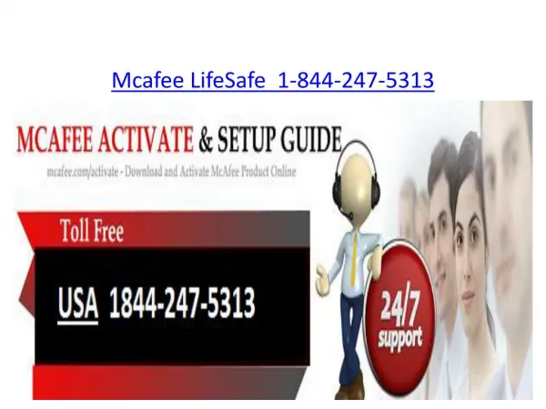Mcafee.com/Activate 1844-247-5313 | McAfee helpline number