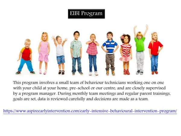 EIBI Program,Aspire Early Intervention