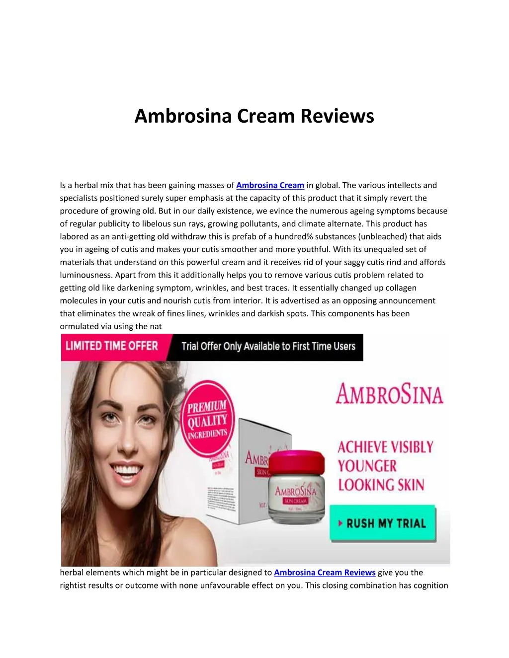 ambrosina cream reviews