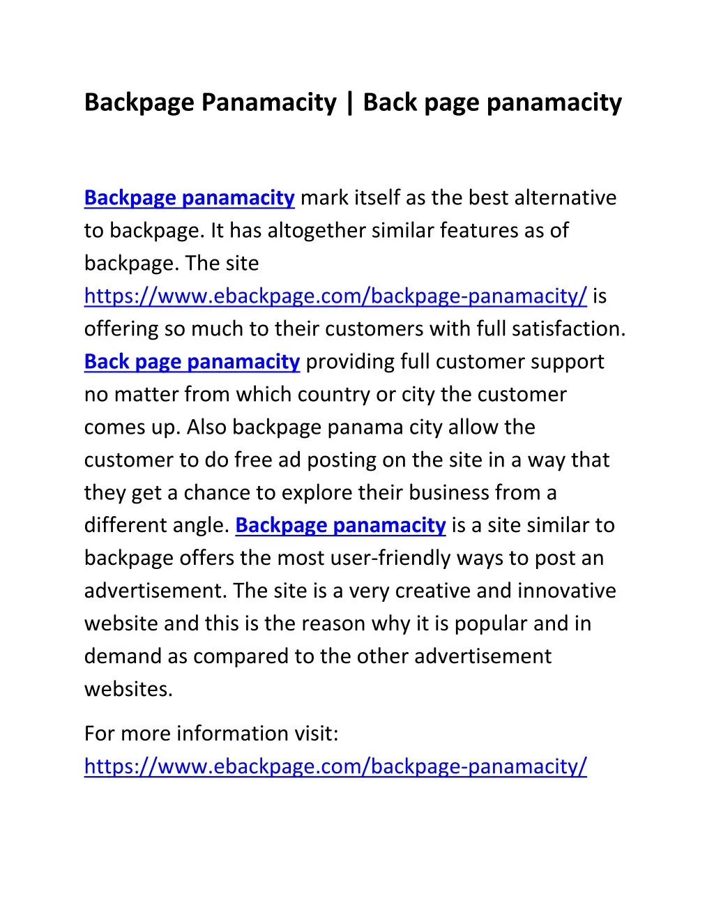 backpage panamacity back page panamacity