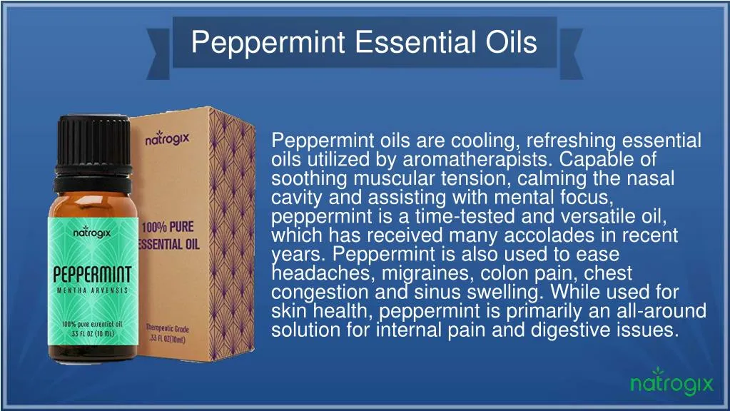 peppermin t essential oils