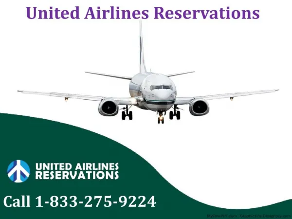 United Airlines Official Site 1-833-275-9224 www.united-airlinesreservations.com