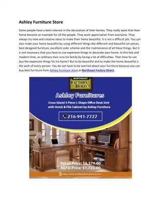 Ashley Furniture Store - slide 1