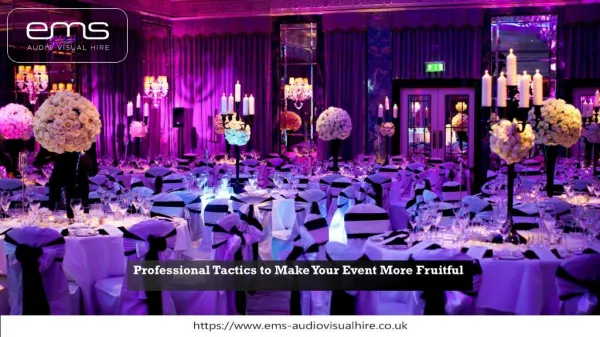 Tactics to Make Your Event More Fruitful