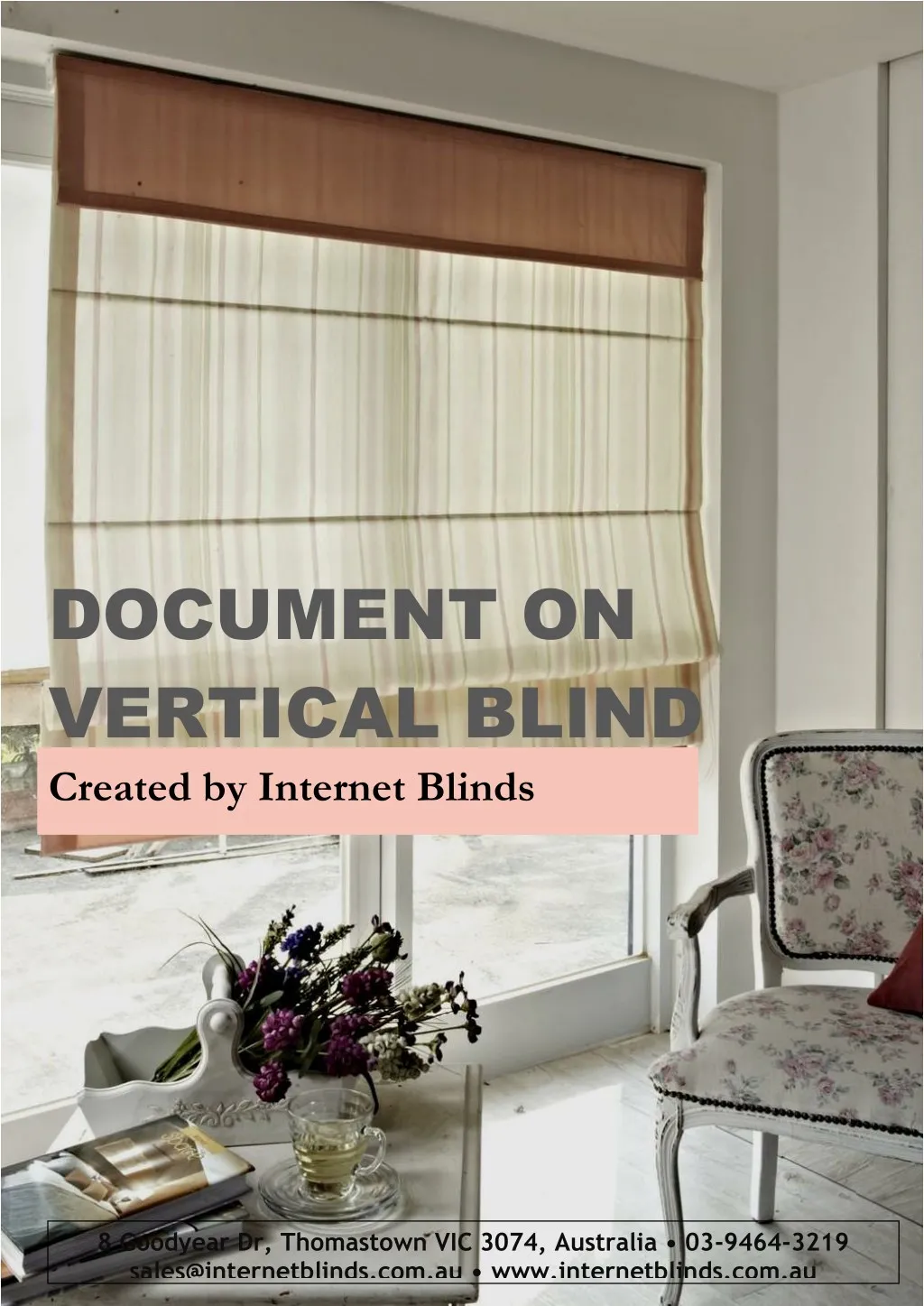document on vertical blind created by internet