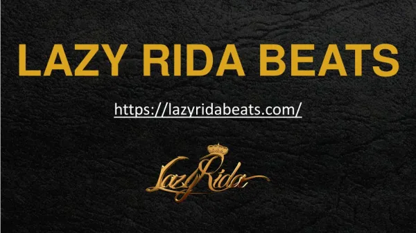 Mix | Mastering | Instrumentals | Lazy Rida Beats - Services