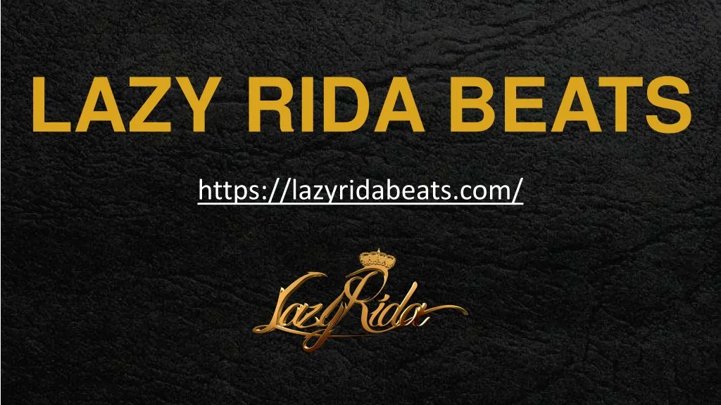 lazy rida beats