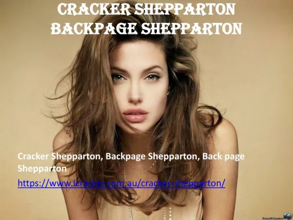 Cracker Shepparton || Backpage Shepparton