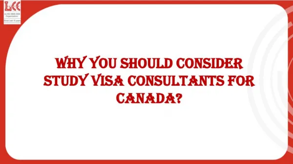 Need of Study Visa Consultants to Apply for Canadian Study Visa