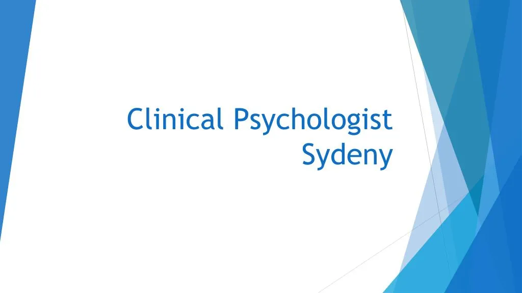 clinical psychologist sydeny