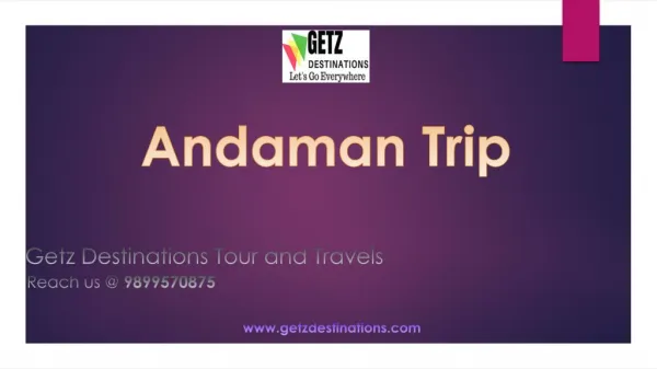 Best Andaman tour packages