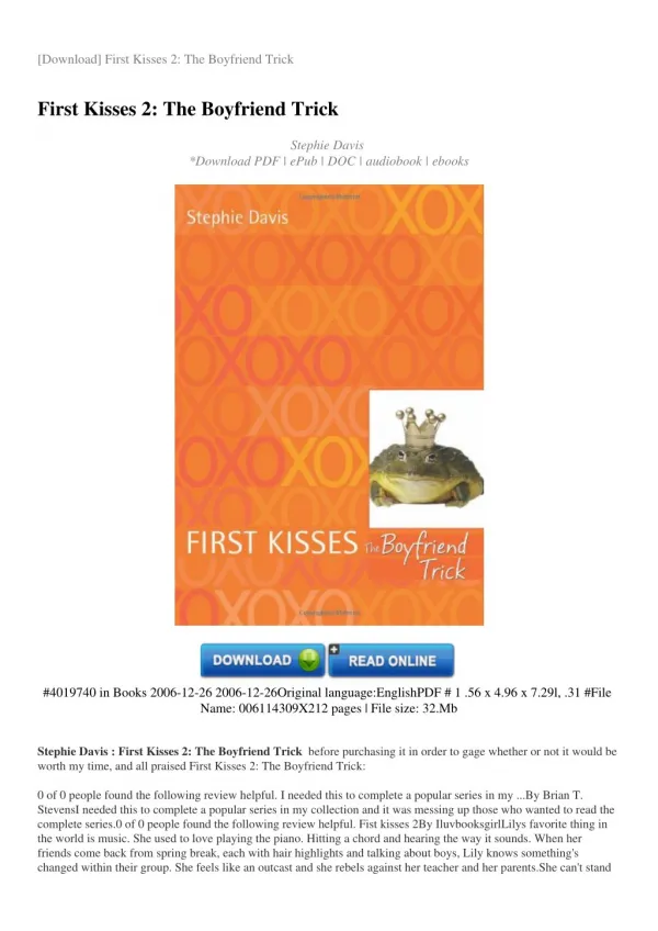 FIRST-KISSES-2-THE-BOYFRIEND-TRICK