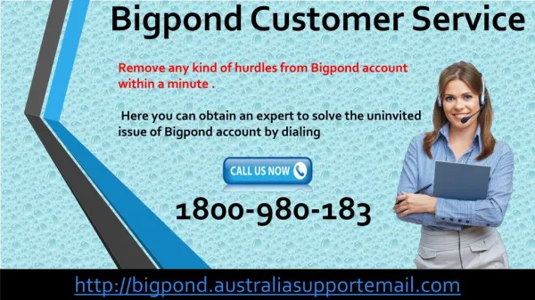Call At 1-800-980-183 To Acquire Customer Service For Bigpond Error