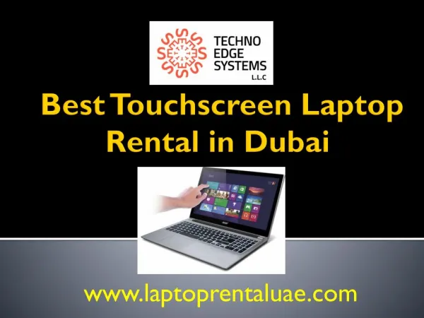 Best Touchscreen Laptop Rental Dubai