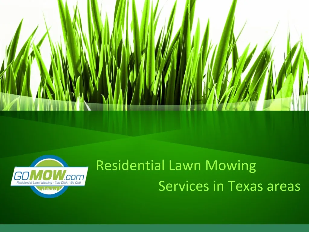 residential lawn mowing services in texas areas