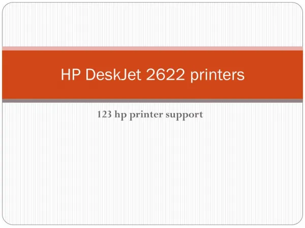 HP DeskJet 2622 printers