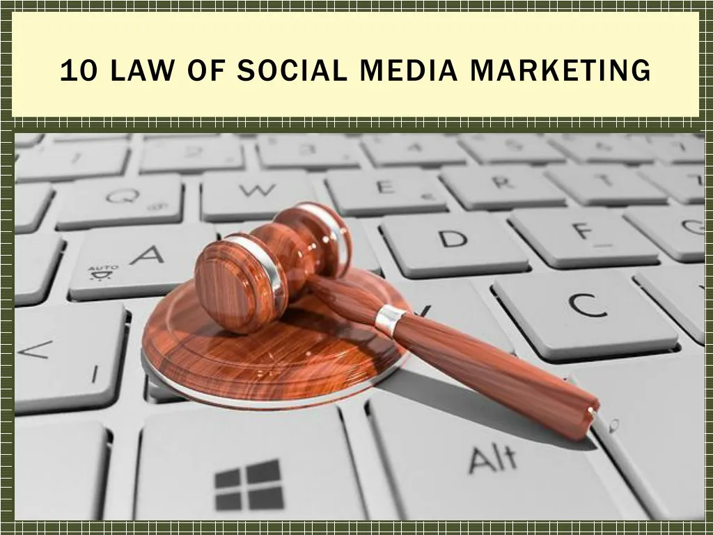 10 law of social media marketing