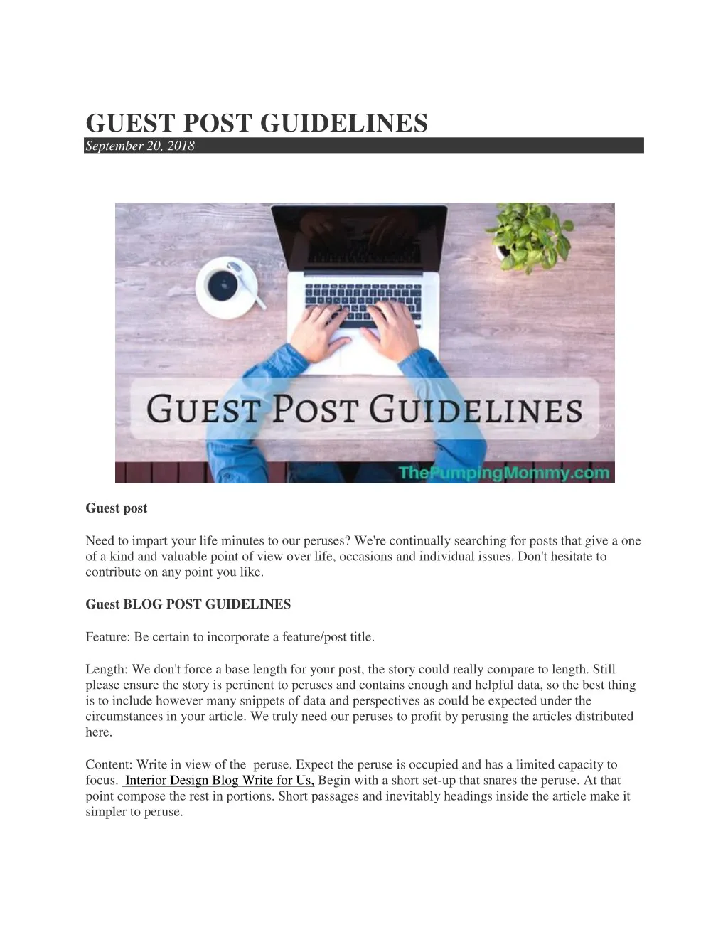 guest post guidelines september 20 2018