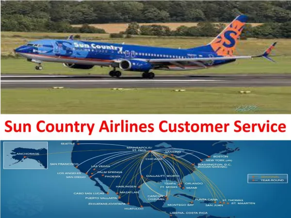 Sun Country Airlines Customer Service 1-877-294-2845 Phone Number