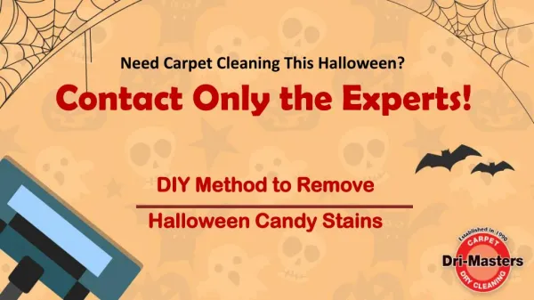 DIY Method to Remove Halloween Candy Stains