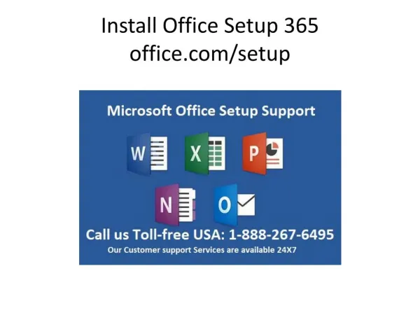 Install Office Setup 365 - office.com/setup