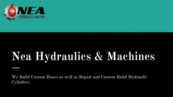 Hydraulics Machine Shop Jonesboro AR - NEA Hydraulics