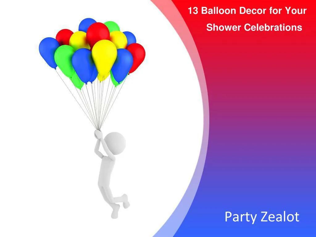 13 balloon decor for your shower celebrations