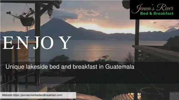 Enjoy unique lakeside bed & breakfast in Guatemala