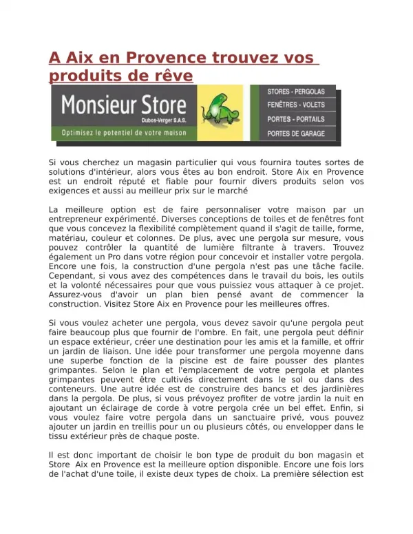a aix en provence trouvez vos produits de r ve