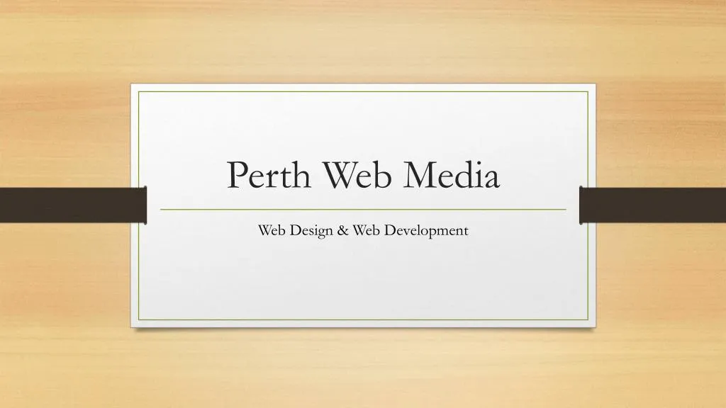 perth web media