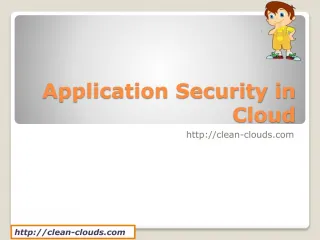 Application Security in Cloud - slide 1