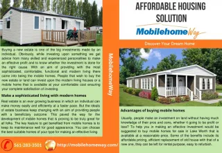 Affordable Housing Solutions - slide 1
