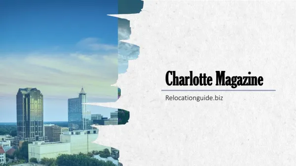 Best Charlotte magazine in North Carolina - Relocationguide.biz