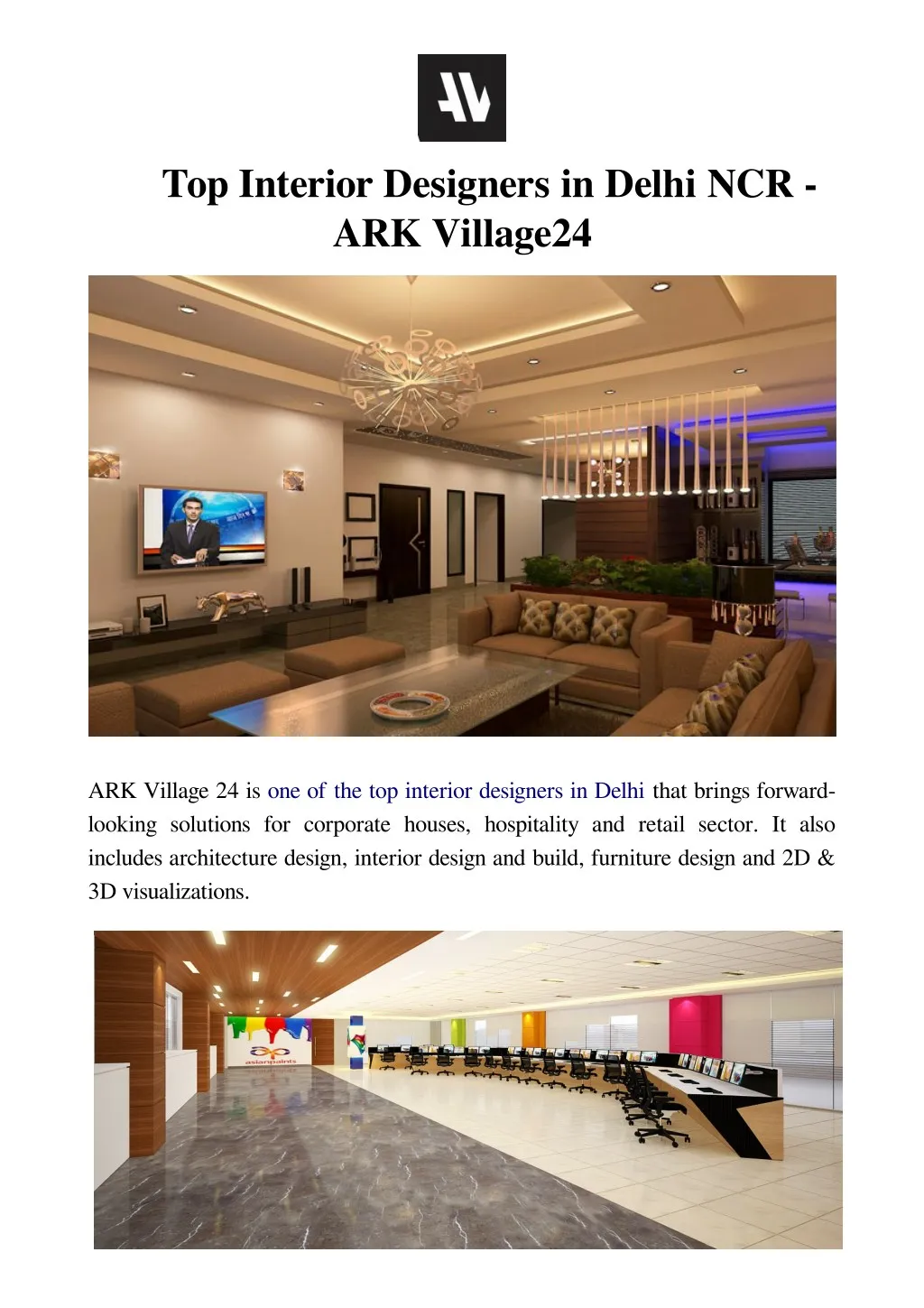 top interior designers in delhi ncr ark village24