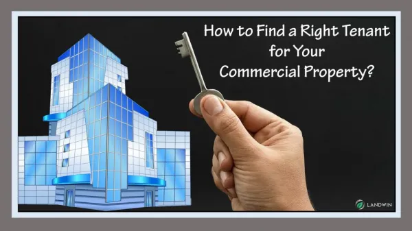 How to Find a Right Tenant for your Commercial Property