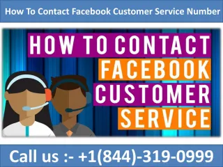 dial 1(844)-319-0999| Facebook Customer Service