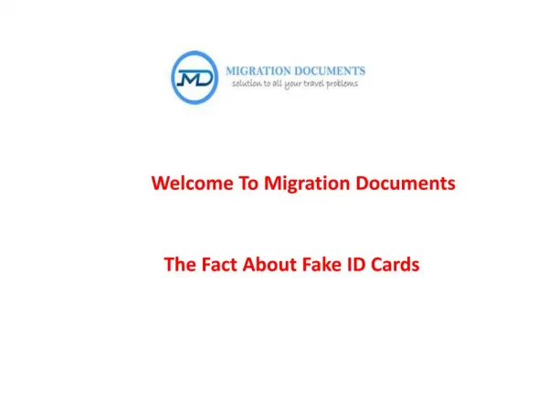 The Fact About Fake ID Cards