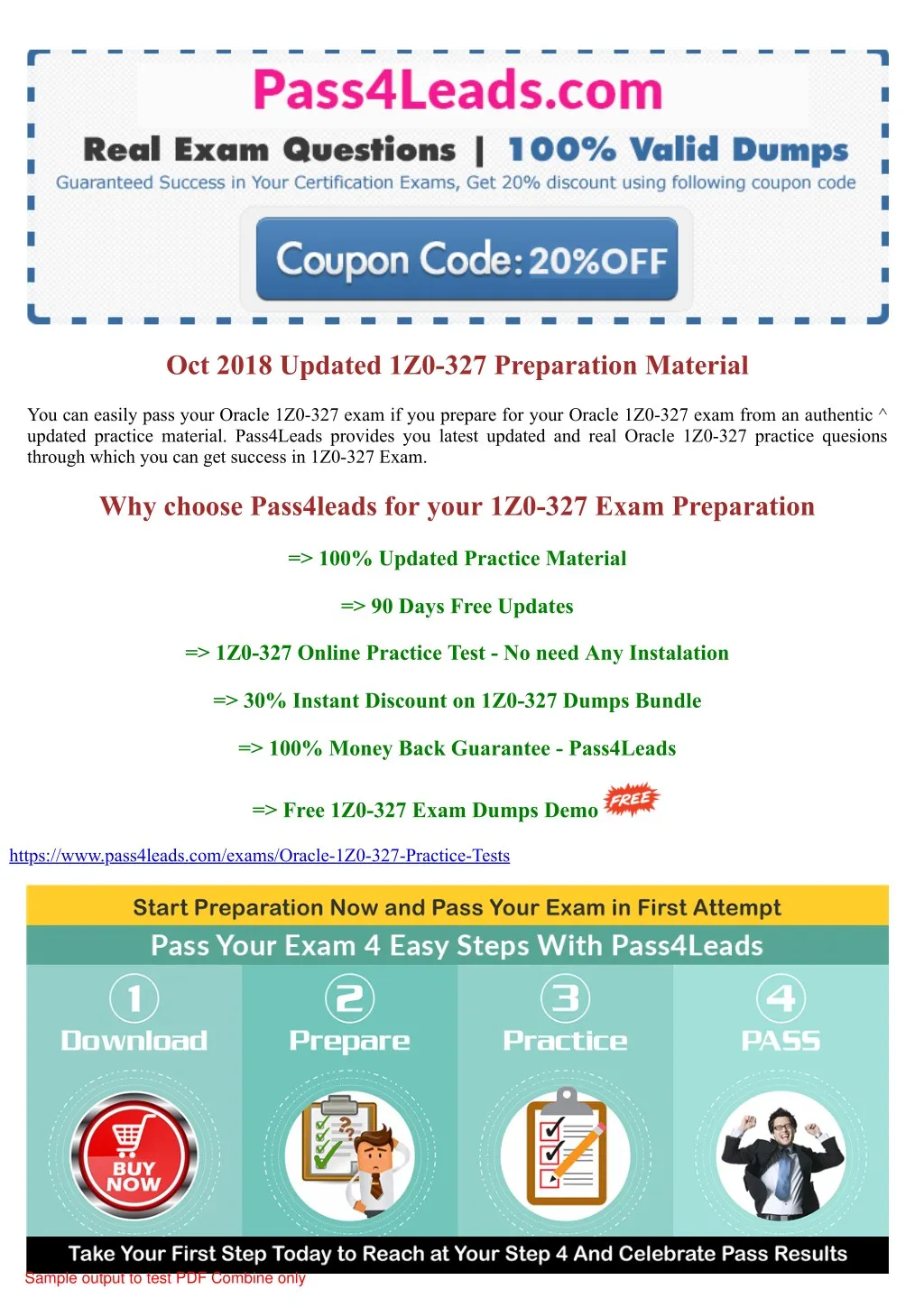 oct 2018 updated 1z0 327 preparation material