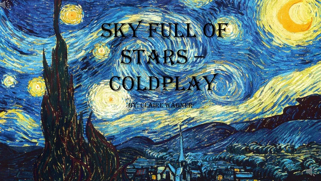 sky full of stars coldplay
