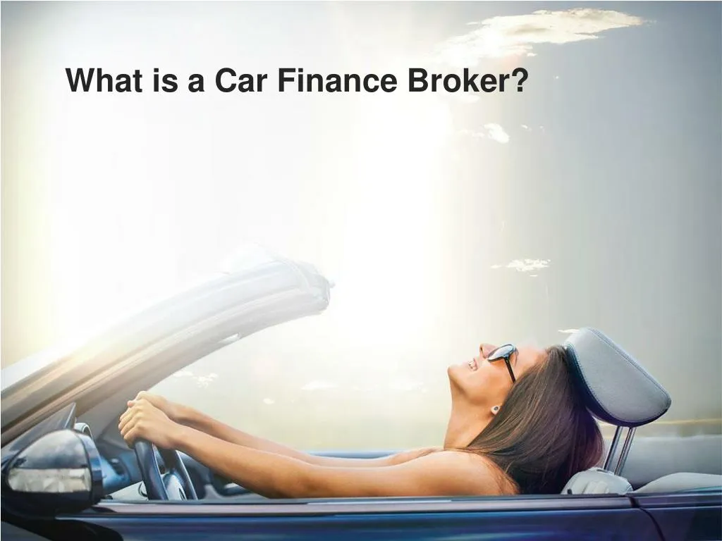 what is a car finance broker