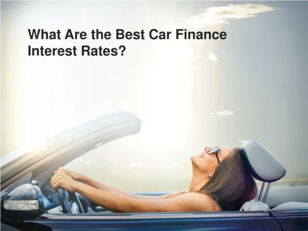 How a Car Finance Broker Can Get You Better Interest Rates
