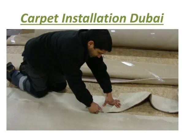 carpet fitting and installation in abu dhabi